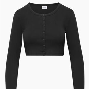 Sunday best long sleeve crop top cardigan